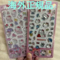 正規品海外限定　サンリオハローキティ　ボンボンドロップシール2枚セット