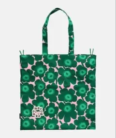 marimekko METKA MINI UNIKKO TOTE トートバッグ緑のサムネイル