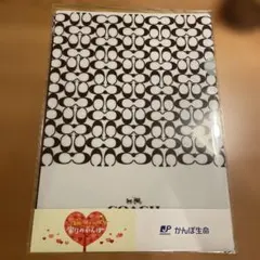 COACHクリアファイル 2枚　ピンク無し