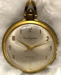 シチズン　ポケットウォッチ　機械式手巻　17石　懐中時計　ジャンク品