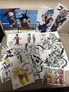 ドラゴンボール　色紙アート　一番くじ　クリアファイル