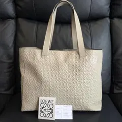 数日間限定★LOEWE★ロエベ★リピートアナグラム　トートバッグ　ベージュのサムネイル