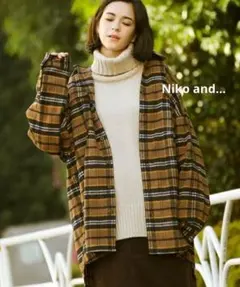 Niko and… CPOライトメルトン風シャツ