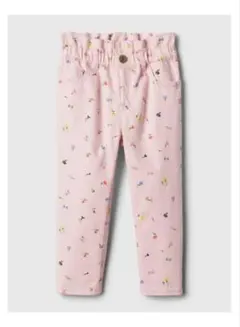 【美品】GAPマムジーン ジーンズ・デニムパンツ ピンク 花柄 110cm