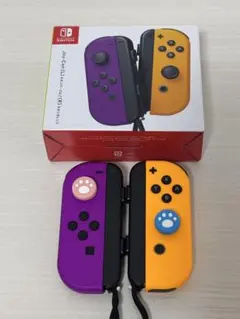Switch ジョイコン Joy-Con ネオンパープル ネオンオレンジ