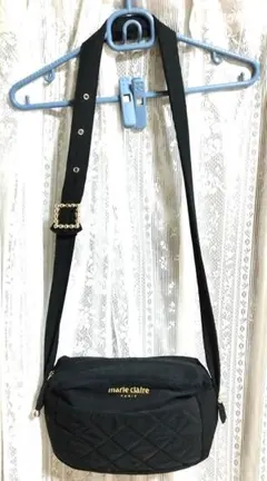 marie claire ショルダーバッグ ブラック