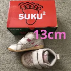 SUKU² ベビーシューズ 花柄 13.0 アシックス