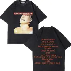 radiohead　Tシャツ　レディオヘッド　ザ・ベンズ　UKロック　L　黒