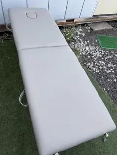 マッサージ台 クリーム色 合成皮革 マッサージ台 クリーム色 合成皮革 - メルカリ