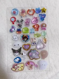 おすそ分けシール　ボンボンドロップ　うるちゅる　きゅるるん　シール