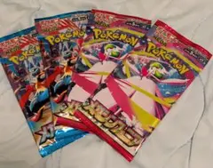 ポケモンカード、メガシンフォニア、メガブレイブ未開封4パック