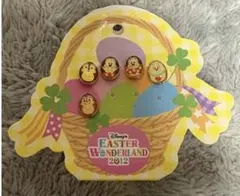 ディズニーイースターエッグピアス　ミッキー　ミニー　チップ　デール　白うさぎ