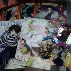 鬼滅の刃 ポストカード& ミニクリアファイル&ステッカーセット