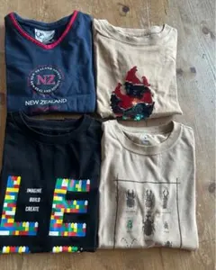 ■まとめ売　子供服　男の子　140 Tシャツ　4枚セット　モンベル他　半袖