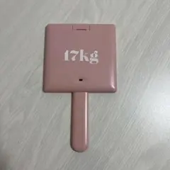 LEDライト付きピンクハンドミラー