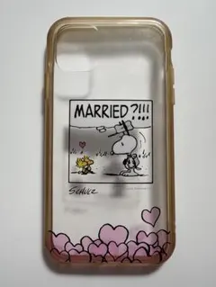 スヌーピー　iPhoneケース　iPhone11 XR　イーフィット