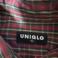 90s Old UNIQLO チェック柄シャツ　Sサイズ