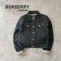 美品✨バーバリー　ロンドン　ダークデニムジャケット 160㎝　ジージャン