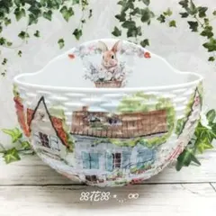 デコパージュ ꔛꕤ 壁掛けリメ鉢♡薔薇うさぎ♡インテリア雑貨 - メルカリ