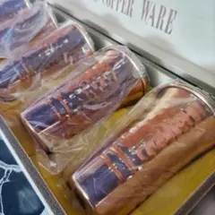 昭和レトロ 銅製コップ 5客セット木箱付きSPECIAL COPPER WARE
