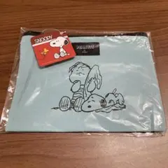 スヌーピー　フラットポーチ