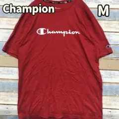 チャンピオン Tシャツ 半袖 赤 M メンズ アメカジ シンプル 春夏【お262