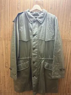 アクアスキュータム　カーキ　コート　Lサイズ　メンズ　グリーン