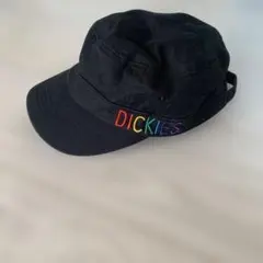 Dickies ディッキーズ ワークキャップ 帽子 ブラック レインボー刺繍のサムネイル
