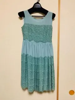 エメ パーティドレス ワンピース エメラルドグリーン