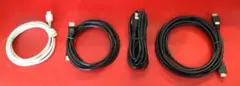 HDMI 케이블 4개 (3 미터 x 2, 3 미터 x 1, 5 미터 x 1)