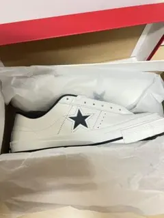 Converse ONE STAR OX WHT/GRN 28.0cm - メルカリ