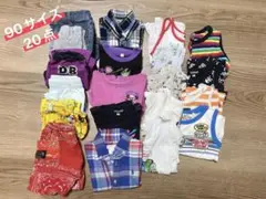 子供服 男の子 女の子　90 夏物 まとめ売り Tシャツ　半ズボン　タンクトップ
