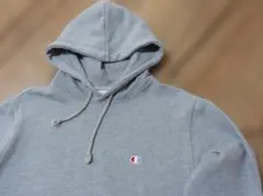 Champion 챔피언 プルパーカー ワンポイントロゴ グレー Sサイズ