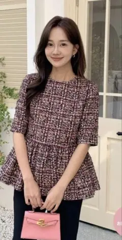 TWEED PEPLUM TULLE TOPSのサムネイル
