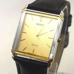 セイコー SEIKO 稼働品 5S21-5A20 DOLCE メンズ スクエア - メルカリ