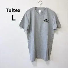 タルテックス Tシャツ クルーネック 半袖 バックプリント L 灰のサムネイル