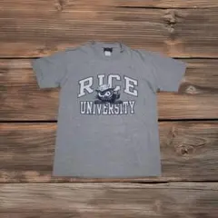 ライス大学t RICE UNIVERSITY カレッジ古着 グレー メンズMのサムネイル