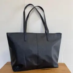 ▽A4対応 軽量 ビジネス トートバッグ ブラック 防水 大容量 通勤 面接