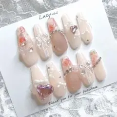 ネイルチップ 現品 オーダー ガーリー 量産型 地雷 オタク 推し ちゅるん