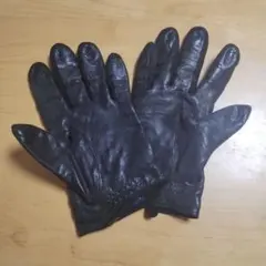 Polo by Ralph Lauren 黒 スエードレザー グローブ M