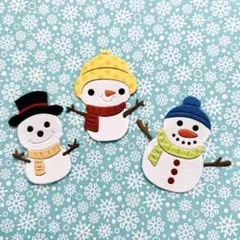 アルバムクラフト⭐︎雪だるま