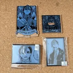 ガチアクタ　まるくじ　ザンカ　アクリルスタンド　スクエア缶バッジ