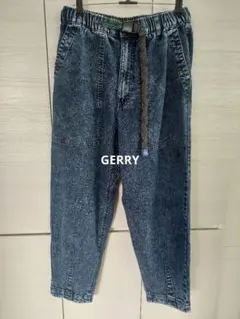 GERRY テーパードデニム　ケミカル　ウエストゴム　バックルありのサムネイル
