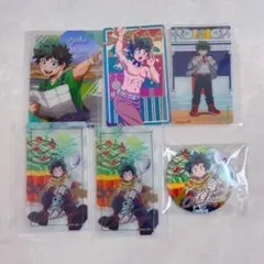 雄英オープンスクール 缶バッジ ステッカー クリアカード 緑谷出久 デク セット