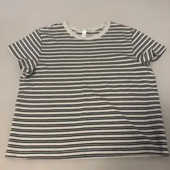 H&M ボーダー 半袖 Tシャツ M