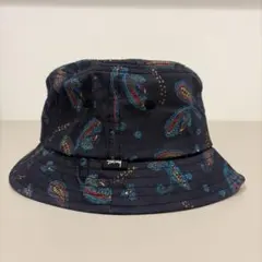 STUSSY バケットハット ペイズリー柄
