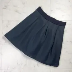 大きいサイズ 美品 レリアン フレアスカート ブラック サイズ13+*OD616