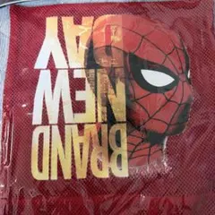 【新品未開封】ハッピーくじ スパイダーマン D賞 メッシュトートバッグ　赤のサムネイル