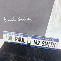 極美品 Paul Smith ポールスミス ロゴ マルチカラー カフス ボタン
