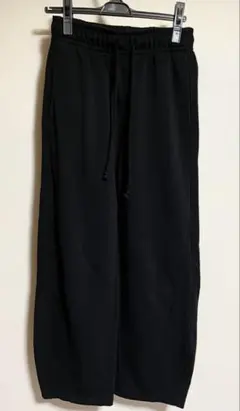 GU スウェットバレルレッグパンツ